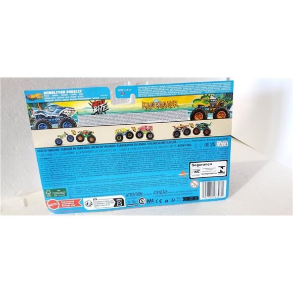 Hot Wheels Monster Trucks 2025 Great Bit vs Rageasau – Sharks vs Dinos 2-Pack - Picture 5 of 5